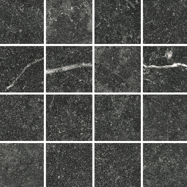 Centura Mosaic Soapstone Graphite Matte 12" x 12"