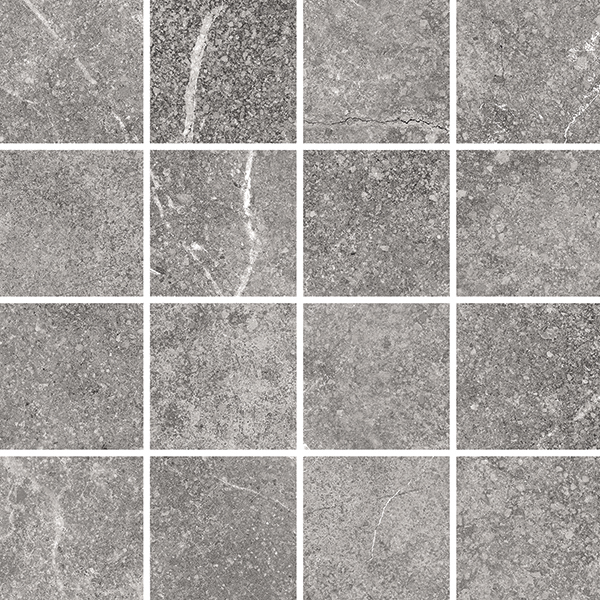 Centura Mosaic Soapstone Gray Matte 12" x 12"