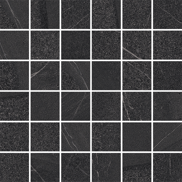 Centura Mosaic Tiles York Anthracite Matte 12" x 12" (10.55 sqft/box)