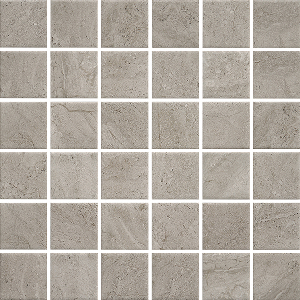 Centura Mosaic Miki - InkJet Mosaics Grey Matte 12" x 12"