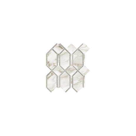 Anatolia Mosaic Modella La Marca Calacatta Paonazzo Polished 12" x 13"