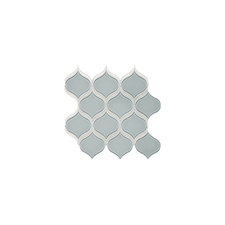 Anatolia Mosaic Arabesque Element Cloud Arabesque Glossy 12" x 12"
