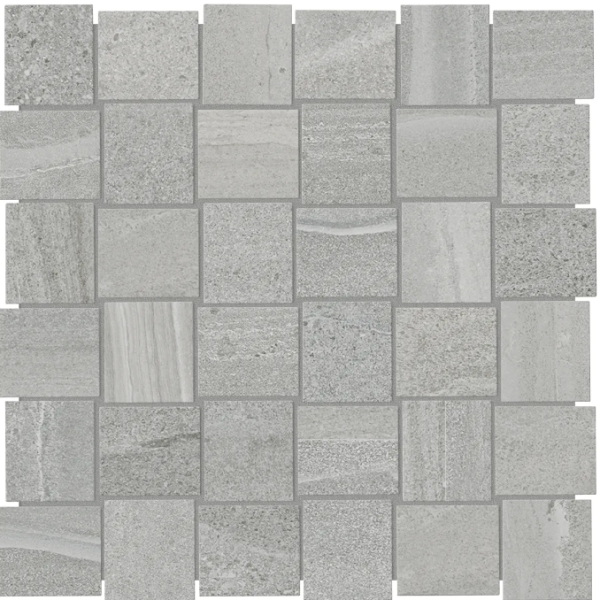 Anatolia Mosaic Basketweave Davenport Earth Matte 12" x 12"