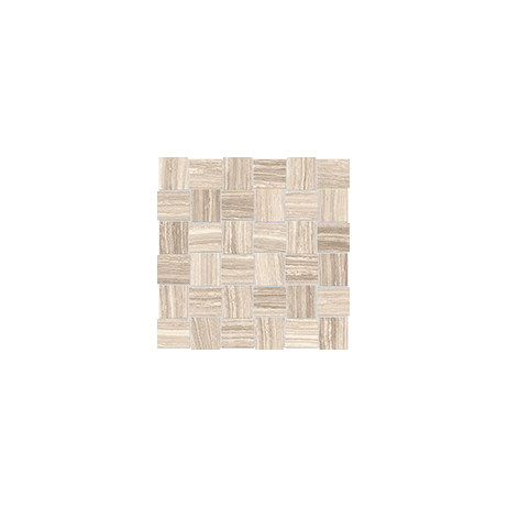 Anatolia Mosaic Basketweave Eramosa Sand Matte 12" x 12"