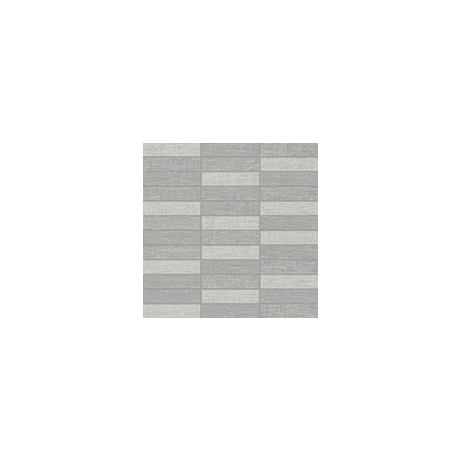 Anatolia Mosaic Stacked Belgian Linen Dark Blend Matte 12" x 12"