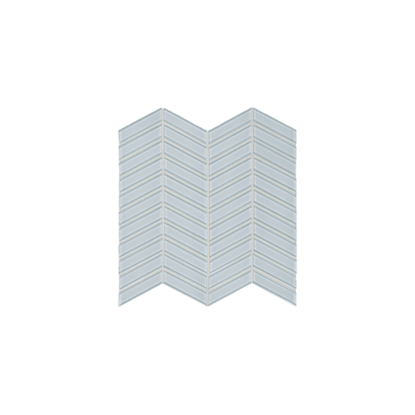 Anatolia Glass Mosaic Chevron Element Skylight Glossy 12" x 12"