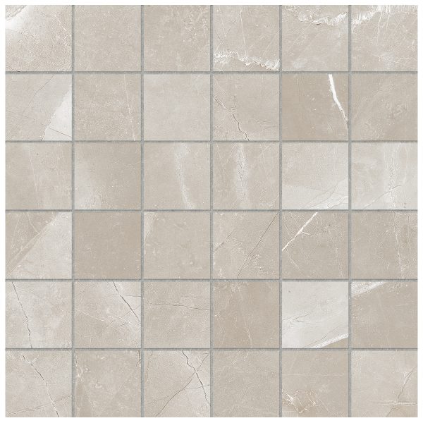 Anatolia Mosaic Classic Pulpis Grey Matte 12" x 12"
