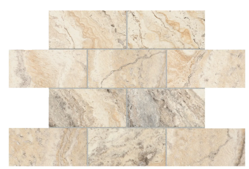 Anatolia Mosaic Picasso Travertine Filled & Honed 3" x 6"