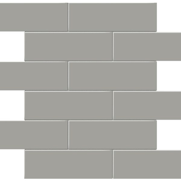 Anatolia Mosaic Brick Soho Cement Chic Glossy 12" x 12"