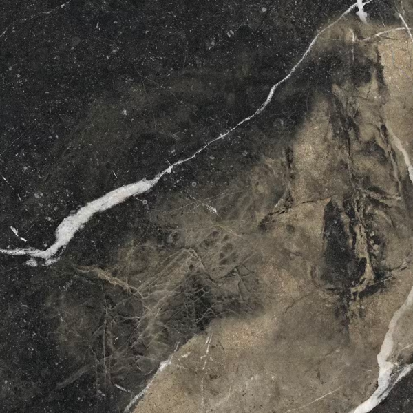 Planchers 1867 Floor Tiles Pierre Black Black Polished 24" x 24"