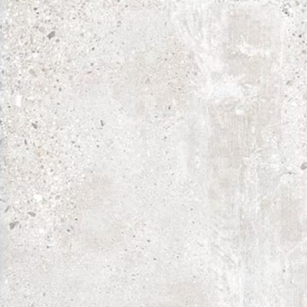 Planchers 1867 Floor Tiles Stone Cement White Polished 24" x 48"