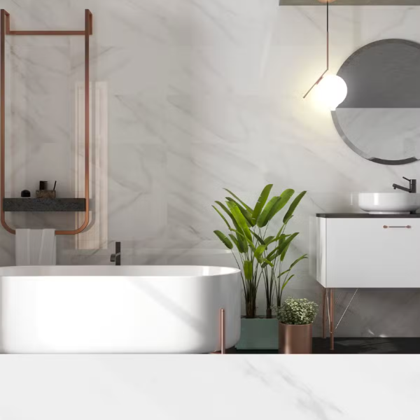 Planchers 1867 Floor Tiles Lenci White Matte 24" x 24"