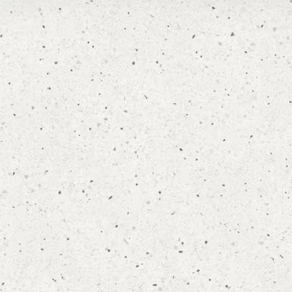 Planchers 1867 Floor Tiles Color Terrazzo White Matte 24" x 24"
