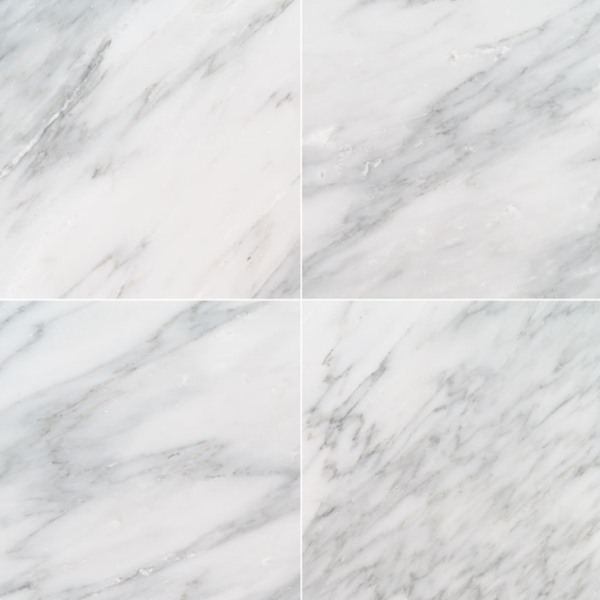 MSI Surfaces Floor Tiles Arabescato Carrara White-Cool Polished 18" x 18"