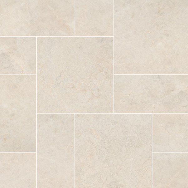 MSI Surfaces Floor Tiles Natural Stone Pavers Aegean Pearl SandBlasted Multi-Size
