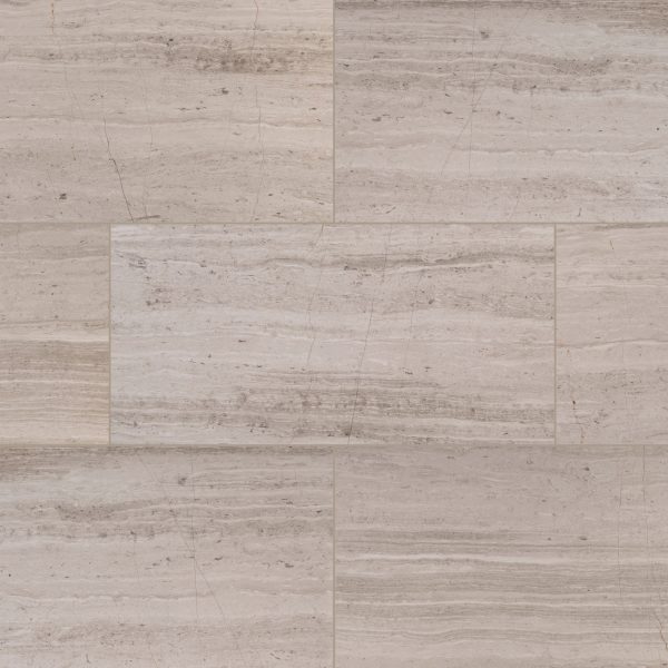 MSI Surfaces Floor Tiles White Oak White-Cool Honed 12" x 24"