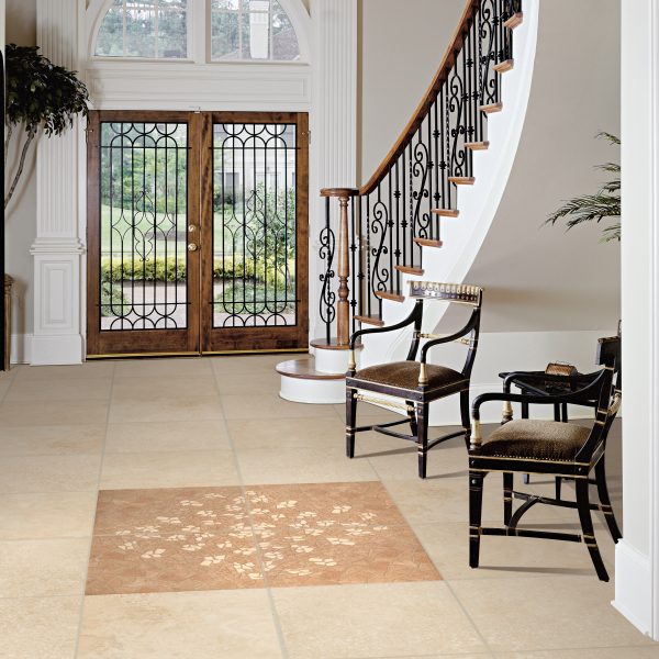 MSI Surfaces Floor Tiles Lymra Limestone Gray-Light Honed 12" x 24"