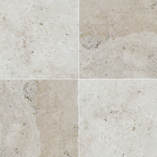 MSI Surfaces Floor Tiles Natural Stone Pavers Tuscany Beige Tumbled 16" x 16"