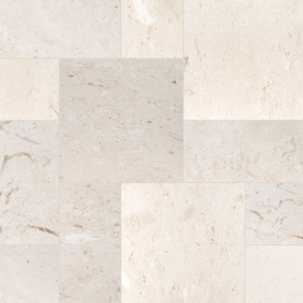 MSI Surfaces Floor Tiles Natural Stone Pavers Mayra White Natural Multi-Size