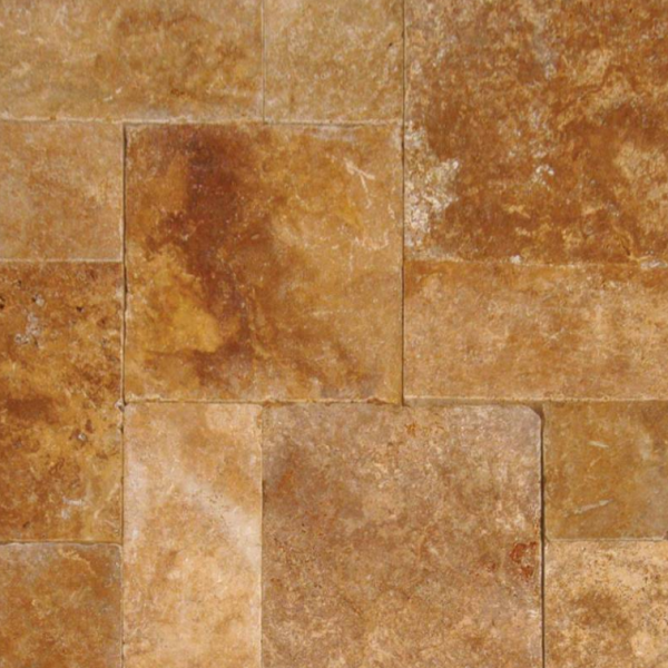 MSI Surfaces Floor Tiles Natural Stone Pavers Tuscany Riviera Tumbled Multi-Size