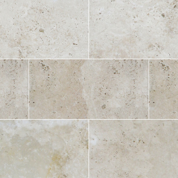 MSI Surfaces Floor Tiles Natural Stone Pavers Tuscany Beige Tumbled 16" x 24"