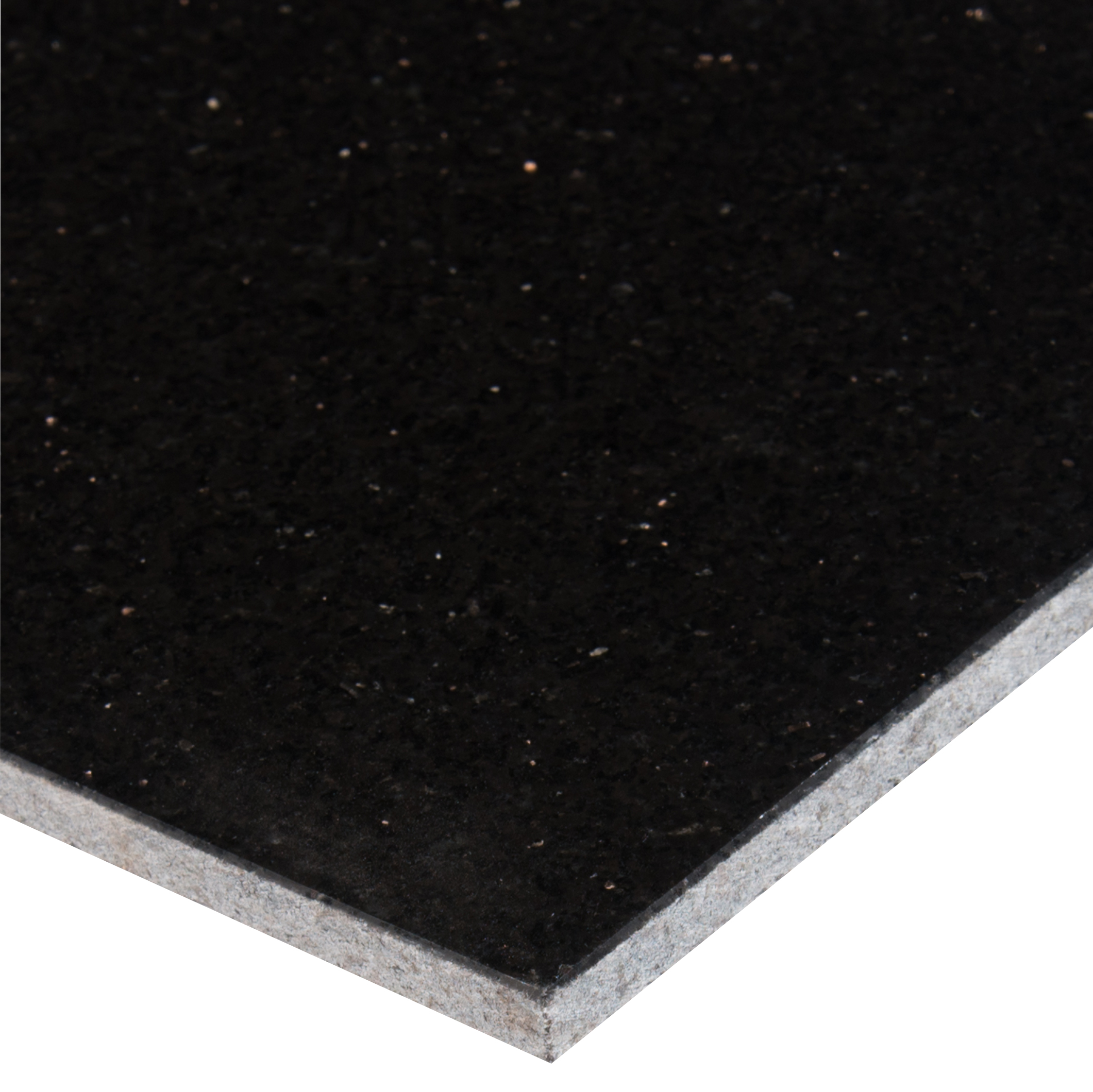 msi surfaces floor tiles granite countertops black galaxy polished 12" x 12" (less flecks) 1 msi surfaces floor tiles granite countertops black galaxy polished 12" x 12" (less flecks)