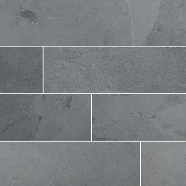 MSI Surfaces Floor Tiles Montauk Black Gauged 6" x 24"