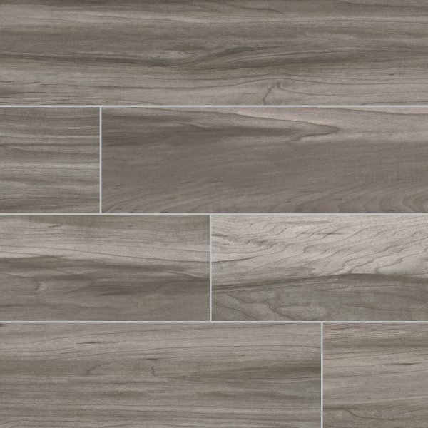 MSI Surfaces Floor Tiles Carolina Timber Gray-Dark Matte 6" x 36"