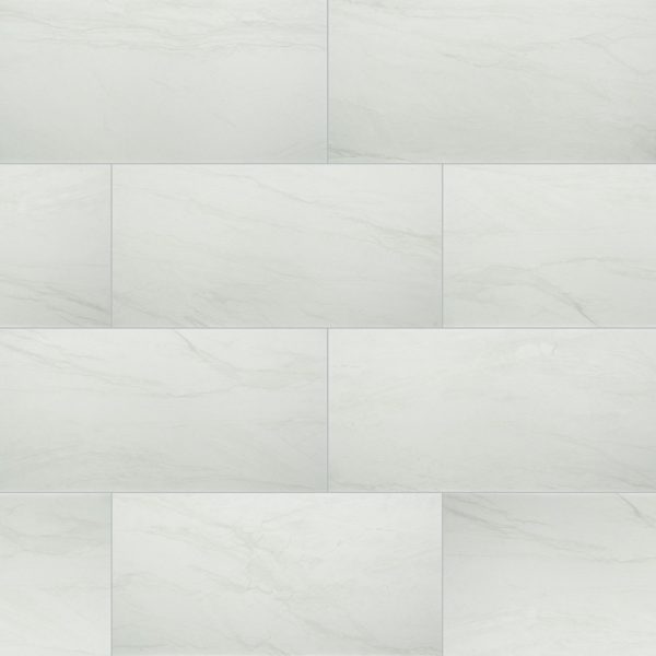 MSI Surfaces Floor Tiles Durban White-Cool Matte 12" x 24"