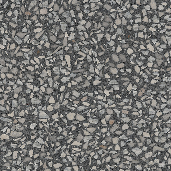 Centura Floor Tiles Cement Mix Flake Dark Grey Matte 24" x 24"