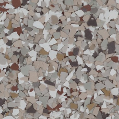 Torginol Epoxy Chips ColorFlakes FB716 Creekbed 40 lb 1/16"