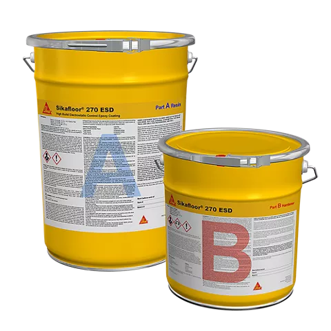 Sika Epoxy Coating Sikafloor - 270 ESD Steel Grey 17 L
