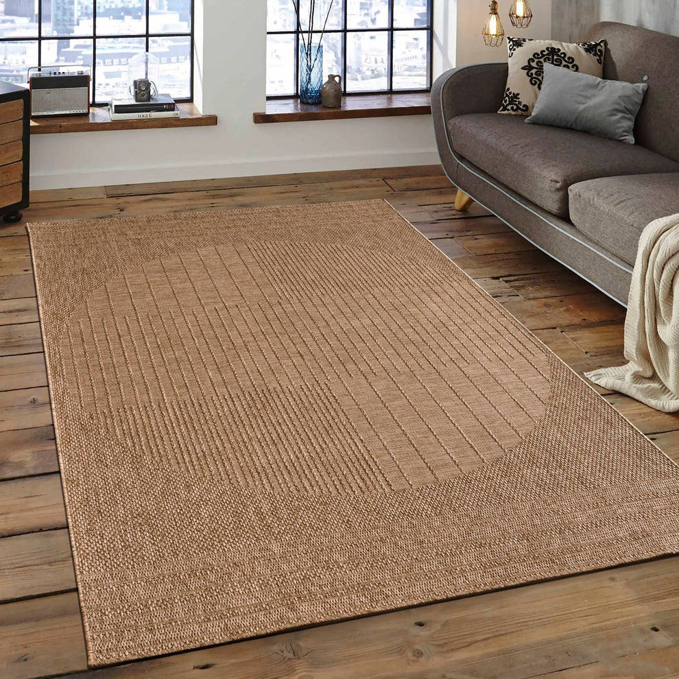 beige brown geometric living room bedroom area rug - 7'10" x 10'5" 1 beige brown geometric living room bedroom area rug - 7'10" x 10'5"