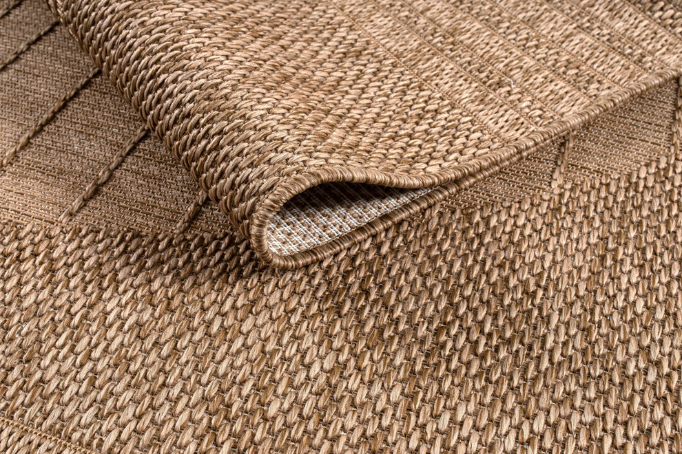 beige brown geometric living room bedroom area rug - 7'10" x 10'5" 2 beige brown geometric living room bedroom area rug - 7'10" x 10'5" - image 2