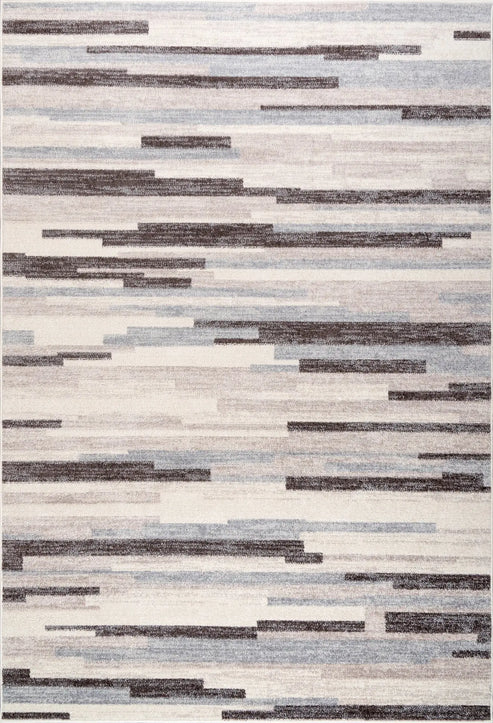 logan cream beige geometric modern minimalist contemporary area rug carpet, dining area, living room, bedroom - 2'7" x 4'11" 2 logan cream beige geometric modern minimalist contemporary area rug carpet, dining area, living room, bedroom - 2'7" x 4'11" - image 2