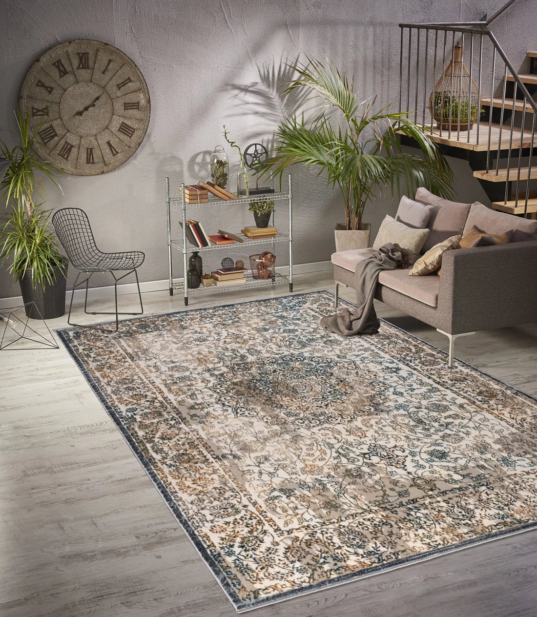 beige brown blue metalic traditional persian oriental contemporary area rug - 9' x 12'5" 1 beige brown blue metalic traditional persian oriental contemporary area rug - 9' x 12'5"
