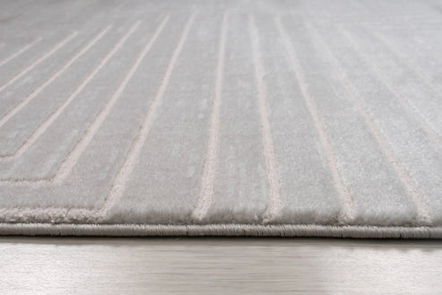 ladole rugs geometric pattern home decor indoor area rug - amazing premium carpet for living room, bedroom, dining room, kitchen, and office - grey - 2'7" x 9'11" 2 ladole rugs geometric pattern home decor indoor area rug - amazing premium carpet for living room, bedroom, dining room, kitchen, and office - grey - 2'7" x 9'11" - image 2