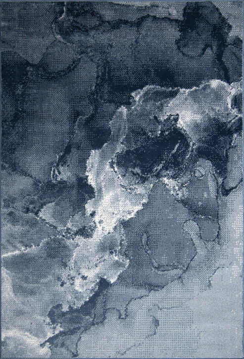 azra blue abstract contemporary marble minimal design area rug - 9' x 12'5" 2 azra blue abstract contemporary marble minimal design area rug - 9' x 12'5" - image 2