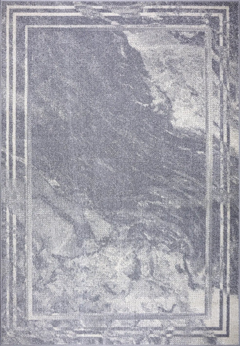 logan grey rustic marble design contemporary area rug - 2'7" x 4'11" 2 logan grey rustic marble design contemporary area rug - 2'7" x 4'11" - image 2