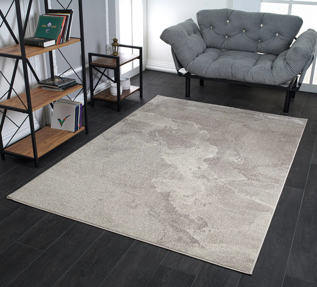 logan cream beige contemporary rustic area rug - 6'7" x 9'2" 1 logan cream beige contemporary rustic area rug - 6'7" x 9'2"