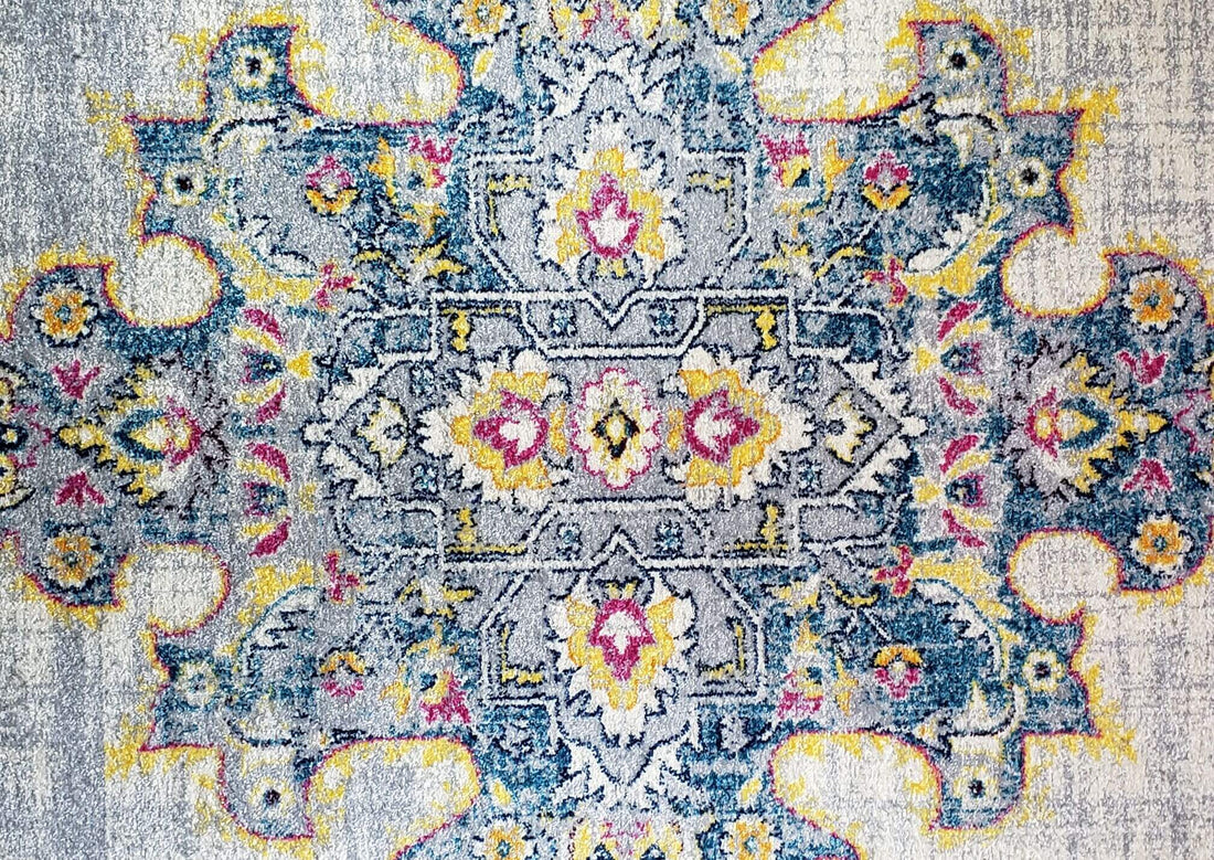 geode antique style indoor polypropylene carpet - 2'7" x 4'11" 2 geode antique style indoor polypropylene carpet - 2'7" x 4'11" - image 2