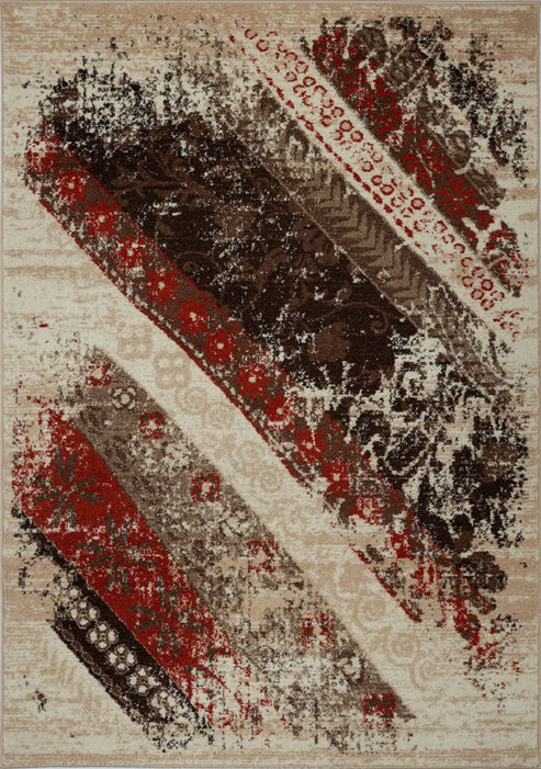 dixie caramel rust orange area rug - 6'5" x 9'5" 2 dixie caramel rust orange area rug - 6'5" x 9'5" - image 2