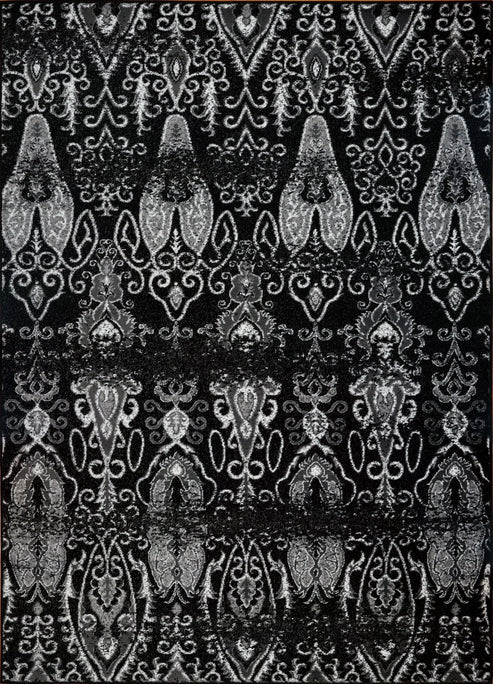 patina black area rug - 7'10" x 10'5" 2 patina black area rug - 7'10" x 10'5" - image 2