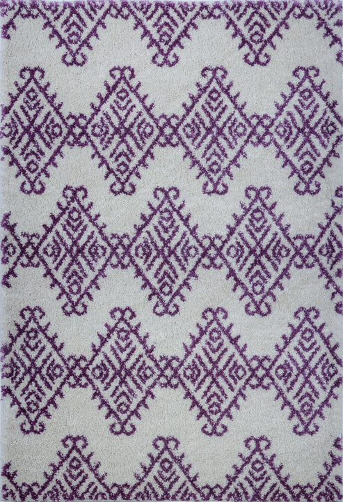oriental motif ivory berry shaggy area rug - 2'7" x 4'11" 1 oriental motif ivory berry shaggy area rug - 2'7" x 4'11"
