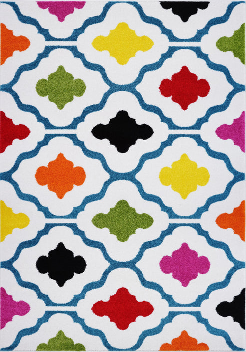 cream multi trellis kids area rug - 6'7" x 9'6" 1 cream multi trellis kids area rug
- 6'7" x 9'6"