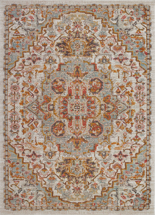 timeless frieda cream beige indoor/outdoor area rug - 3'11" x 5'3" 2 timeless frieda cream beige indoor/outdoor area rug - 3'11" x 5'3" - image 2