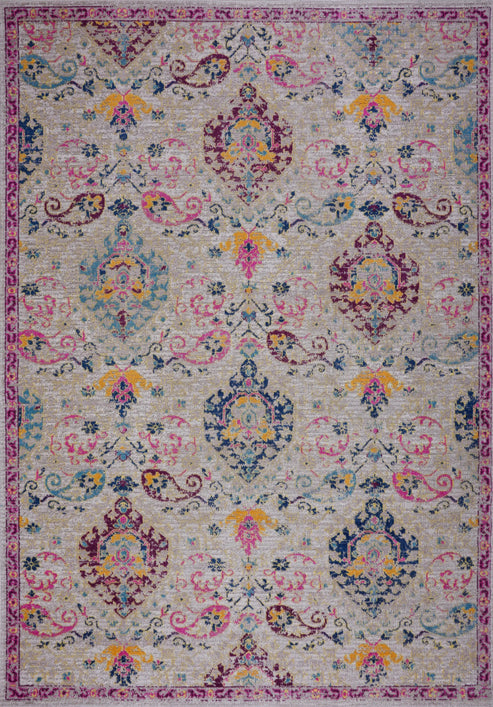 timeless katrina beige cream traditional indoor/outdoor area rug - 2'7" x 4'11" 2 timeless katrina beige cream traditional indoor/outdoor area rug - 2'7" x 4'11" - image 2